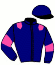 casaque portée par Geray P. jockey du cheval de course FAKIR LANDIA (FR), information pmu ZETURF