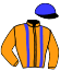 casaque portée par Ensch N. jockey du cheval de course URAGANO DEL PINO (IT), information pmu ZETURF