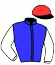 casaque portée par Crastus A. jockey du cheval de course OULALAH (FR), information pmu ZETURF