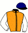 casaque portée par Millet G. jockey du cheval de course LORLISALSA (FR), information pmu ZETURF