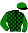 casaque portée par Maillot S. jockey du cheval de course TIPTOP (FR), information pmu ZETURF