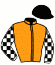 casaque portée par Crublet E. jockey du cheval de course ZARIYANNKA (IE), information pmu ZETURF