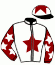 casaque portée par Millet G. jockey du cheval de course ANFRATI (IE), information pmu ZETURF