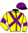 casaque portée par Mendizabal I. jockey du cheval de course RIBOT DREAM, information pmu ZETURF