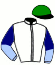 casaque portée par Frontera Pocovi A. jockey du cheval de course FRESQUET DELLEVANT, information pmu ZETURF