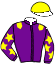 casaque portée par Hanquier M. jockey du cheval de course GOOD NIGHT MEDY, information pmu ZETURF