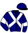 casaque portée par Feron J. Ch. jockey du cheval de course IBAIA DE MAY, information pmu ZETURF