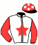 casaque portée par Audin T. jockey du cheval de course HARFAN DES GRANGES, information pmu ZETURF