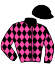 casaque portée par Sebaldano E. jockey du cheval de course INAYA DES RAVAUX, information pmu ZETURF