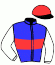 casaque portée par Devienne K. jockey du cheval de course JERSEY ACE, information pmu ZETURF casaque portée par Devienne K. jockey du cheval de course JERSEY ACE, information pmu ZETURF