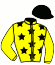 casaque portée par Julien N. jockey du cheval de course JULIA DE NIMES, information pmu ZETURF