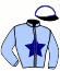casaque portée par Sorel J. Ch. jockey du cheval de course KARMINA DU BREUCQ, information pmu ZETURF