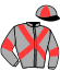 casaque portée par Thonnerieux K. jockey du cheval de course JACO BOT EUR MOEL, information pmu ZETURF
