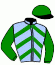 casaque portée par Gout Th. jockey du cheval de course HALTA CRISCANI, information pmu ZETURF