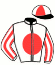 casaque portée par Nobili M. jockey du cheval de course BOHEMOS, information pmu ZETURF casaque portée par Nobili M. jockey du cheval de course BOHEMOS, information pmu ZETURF