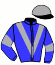 casaque portée par Oyer Mlle S. jockey du cheval de course HAPPY LYL, information pmu ZETURF casaque portée par Oyer Mlle S. jockey du cheval de course HAPPY LYL, information pmu ZETURF