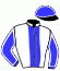 casaque portée par Donabedian Mlle M. jockey du cheval de course GALOPIN FONTAINE, information pmu ZETURF casaque portée par Donabedian Mlle M. jockey du cheval de course GALOPIN FONTAINE, information pmu ZETURF