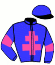 casaque portée par Debris B. jockey du cheval de course ERBAJO (FR), information pmu ZETURF