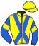 casaque portée par Defontaine Q. jockey du cheval de course JACOBY, information pmu ZETURF casaque portée par Defontaine Q. jockey du cheval de course JACOBY, information pmu ZETURF