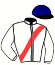 casaque portée par Raffin E. jockey du cheval de course LORD DAIRPET, information pmu ZETURF
