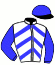casaque portée par Tabesse F. jockey du cheval de course LASSIE DES SOURCES, information pmu ZETURF