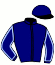 casaque portée par Dubois E. jockey du cheval de course HISTOIRE DE DROIT (FR), information pmu ZETURF