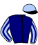 casaque portée par Rochard B. jockey du cheval de course ECLAT DAXEL (FR), information pmu ZETURF