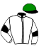 casaque portée par Bruneau J. jockey du cheval de course GALACTIC, information pmu ZETURF