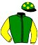 casaque portée par Morin A. R. jockey du cheval de course FLASH D'ALOUETTE, information pmu ZETURF