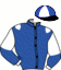 casaque portée par Abrivard A. jockey du cheval de course IORKA DE BELLANDE, information pmu ZETURF
