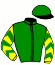 casaque portée par Blandin G. jockey du cheval de course INDRONE, information pmu ZETURF