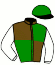 casaque portée par Rochard B. jockey du cheval de course IX THE BEST, information pmu ZETURF