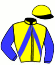 casaque portée par Monclin J. Ph. jockey du cheval de course DIEGO DE MIENNAIS, information pmu ZETURF
