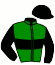 casaque portée par Gelormini G. jockey du cheval de course JULIUS CAESAR, information pmu ZETURF