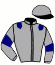 casaque portée par Collette A. jockey du cheval de course KRAPO LILA, information pmu ZETURF