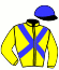 casaque portée par Lambertz E. jockey du cheval de course INDIENNE DE VAL, information pmu ZETURF casaque portée par Lambertz E. jockey du cheval de course INDIENNE DE VAL, information pmu ZETURF