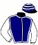 casaque portée par Morin D. jockey du cheval de course CHARMING QUEEN (GB), information pmu ZETURF