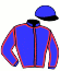 casaque portée par Lucas H. jockey du cheval de course MONFLEUR DU LIA (FR), information pmu ZETURF