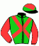 casaque portée par Larrigade Mlle C. jockey du cheval de course PREVOYANCE (FR), information pmu ZETURF