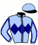 casaque portée par Grosjean J. jockey du cheval de course PRINCE DU GOYEN (FR), information pmu ZETURF
