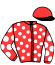 casaque portée par Seguy V. jockey du cheval de course SYBILLINE (FR), information pmu ZETURF