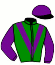 casaque portée par Meyer Mlle M. jockey du cheval de course CHEEKY AMBER KRF (AR), information pmu ZETURF
