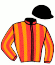 casaque portée par Corallo E. jockey du cheval de course GOLD (FR), information pmu ZETURF