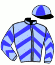 casaque portée par Madero Parayre Mme Glo. jockey du cheval de course JET ITO, information pmu ZETURF