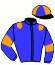 casaque portée par Veron F. jockey du cheval de course ILLIRIHA (IE), information pmu ZETURF