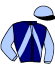 casaque portée par Poirier Mlle C. jockey du cheval de course SHAKSTORMY (FR), information pmu ZETURF