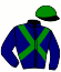 casaque portée par Morin D. jockey du cheval de course GAARA, information pmu ZETURF
