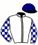 casaque portée par Lestrade B. jockey du cheval de course I'M SO FINE, information pmu ZETURF