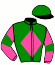 casaque portée par Revolte E. jockey du cheval de course GALIYOUNA (FR), information pmu ZETURF