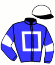 casaque portée par Plateaux J. jockey du cheval de course OLETTA, information pmu ZETURF